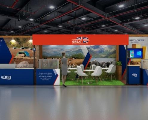 AHDB convention booth