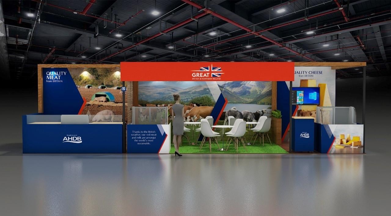 AHDB convention booth